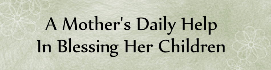 Mother's Prayer Calendar